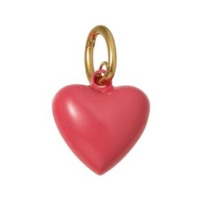 Roxanne Assoulin The Mini Puffy Heart Charm - Dark Rose